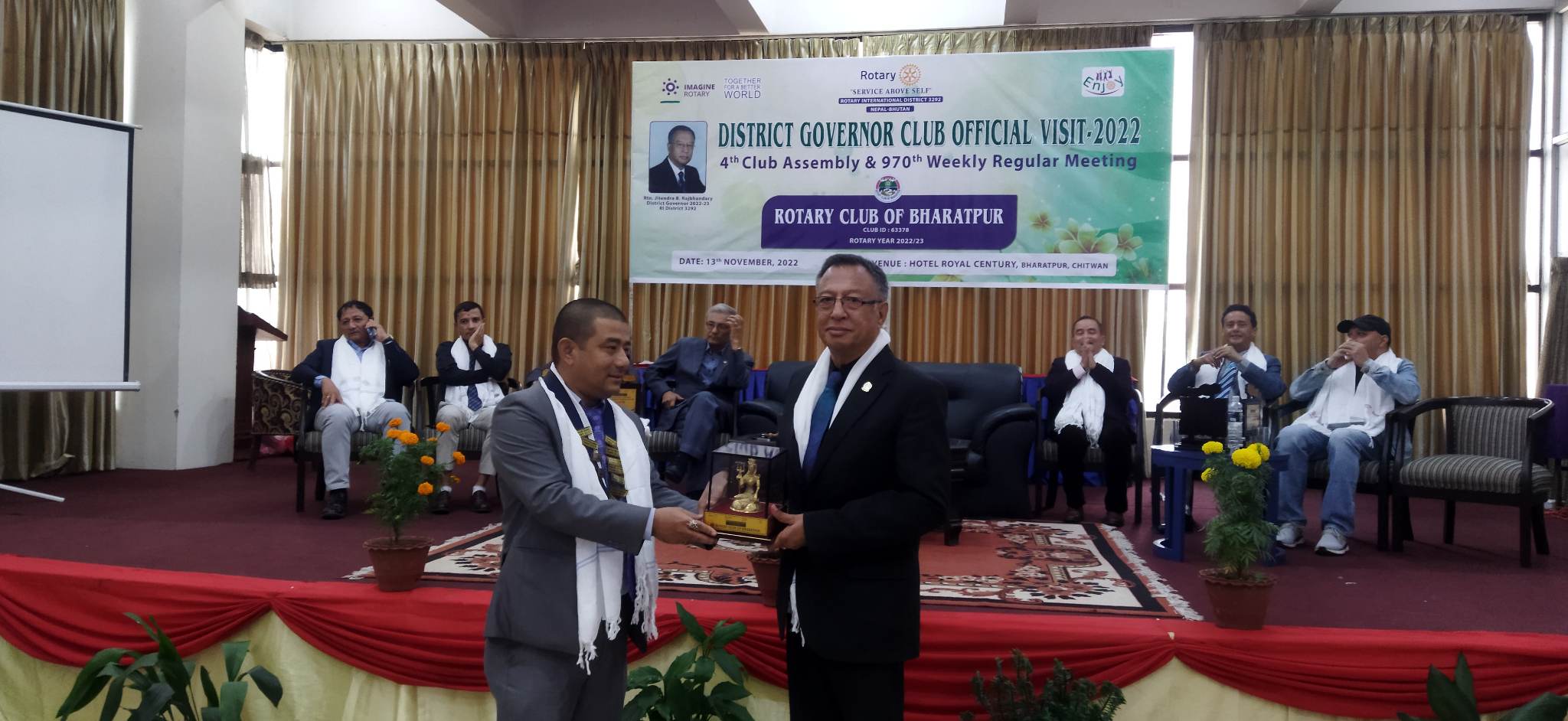 District Governor club visit November 13, 2022 District Governor club visit November 13, 2022